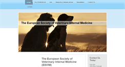Desktop Screenshot of european-society-of-veterinary-internal-medicine.com