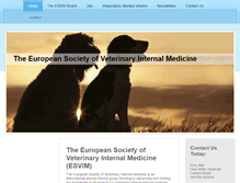 Tablet Screenshot of european-society-of-veterinary-internal-medicine.com
